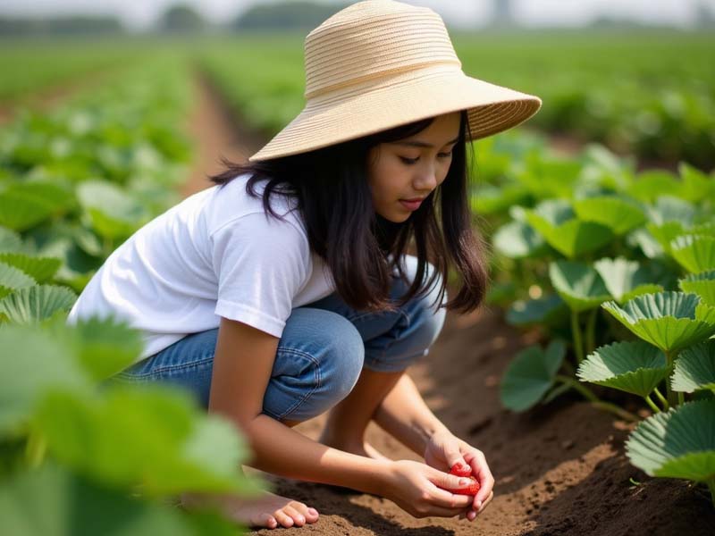 Panduan Memetik Stroberi